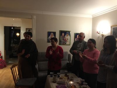 Carol Singing at Bro. Roar & Sis. Leena's residence